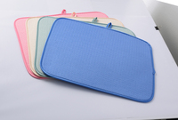 Serviette de salle à manger gaufrée serviette de table double face en fibre ultra fine serviette de table antidérapante à bon prix