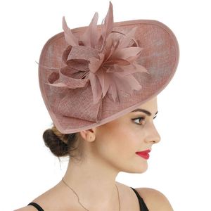 Wholesale Custom Logo Ladies Fascinators Sinamay Hats-Professional Design Silk Screen Printed New Style Fashion Promotional - Product Image 5