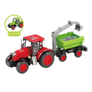 Farmer's car series giocattoli rc auto e veicoli agricoli modello giocattolo per bambini telecomando Farmer pietra di trasporto rimorchio