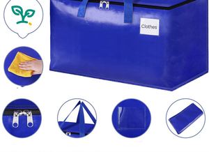 Bolsa de Almacenamiento Plegable con Cierre, Grande, Portátil, para Edredones, Uso Doméstico, Precio de Fábrica - Product Image 2