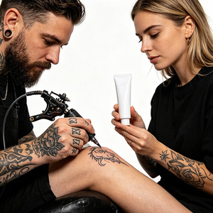 Crema para Tatuajes Pure Tattoo de 30g, Componentes Seguros para Estudios Ecológicos y Salones Verdes, Envío Internacional - Product Image 4