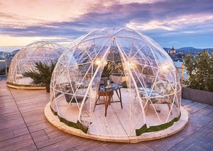 เต็นท์ทรงโดม Geodesic,กระโจมหรูทรงโดมโดมครึ่งดาวกันน้ำขนาด8ม. 3.6ม. 4.6ม. 12ft - Product Image 5