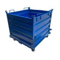 Chariot élévateur à benne basculante lourde de bonne qualité, boîte de stockage mobile, équipement de manutention d'entrepôt