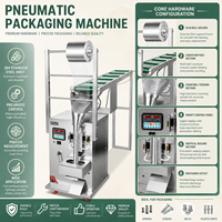 Machine d'emballage multi-matériaux à alimentation manuelle avec convoyeur, pesage et comptage, double mode, pour pièces de quincaillerie et vis