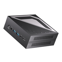 Mini PC AI AMD Ryzen Ai9 HX470, double LAN, 16 Go de RAM DDR5, système barebone, stockage, Windows 11 avec Oculink HD DP, mini ordinateur de jeu