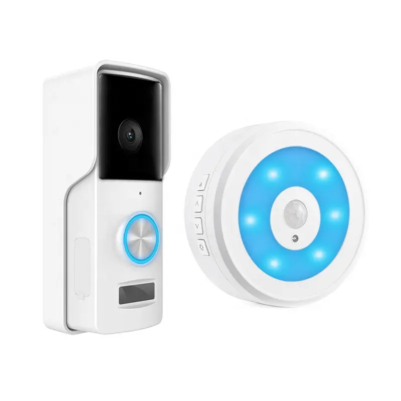 Tuya — caméra de sécurité intelligente, étanche IP65, pour maison connectée, caméra vidéo, wi-fi, sonnette, visiophone avec assistant google et alexa, vente en gros