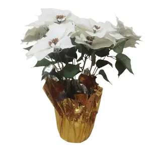 Weihnachten künstliche Blumen Ornamente Luxus Handwerk Geschenke Home Decoration Blumen Weihnachts baum Dekoration Materialien