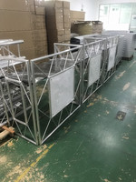 Arte clavo — Table d'événements, support de DJ pliable en aluminium