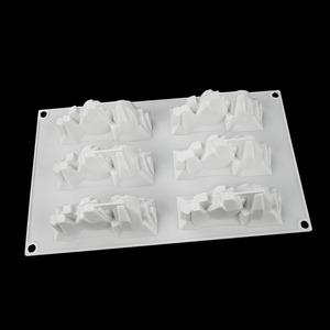 Nouveau produit 3D Snow Mountain Silicone moule facile à libérer outils de gâteau au chocolat - Product Image 1