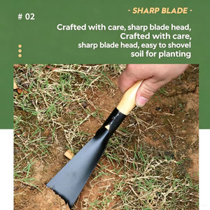 Petite pelle de jardin, truelle métallique pour creuser, planter, cueillir des légumes sauvages, récolter l'ail, utilisation sur la plage et à la ferme - Product Image 4