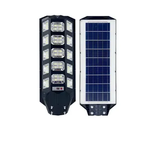 屋外防水IP65200W300W 400W500Wライトコントロールレーダー誘導ソーラー街路灯リモート付き屋外LEDランプ
