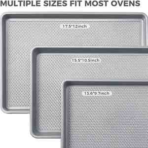 Plateau de cuisson perforé antiadhésif professionnel pour bagels 600x400, plaque plate - Product Image 5