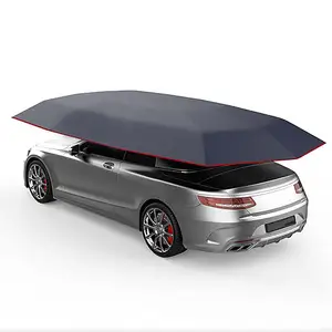 Premium Weatherproof Semi Auto Summer Car Matt Car Umbrella Car Cover