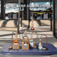 Diffuseur de voiture en verre pour rétroviseur, style diamant, parfumé, compact, élégant, de luxe, portable, mini, à suspendre, très vendu