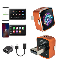 Connexion plus rapide et plus stable, CarPlay sans fil de taille mini, convertit le CarPlay filaire en sans fil, Plug & Play, port USB-A Type-C