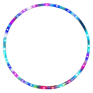 Thông Minh đa màu sắc nhấp nháy Hula vòng với ánh sáng cho người lớn và trẻ em dẫn ánh sáng lên Hoops