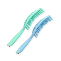 Styler Flexible barbier hommes voyage Logo personnalisé Denman Extension de cheveux bouclés humides démêlante brosse à cheveux