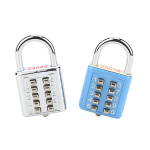 HC04 Keypad Padlock 40mm Width Zinc Alloy Resettable Combination <b>Lock</b> For Luggage Cabinet Gym Door Security - Product Image 2