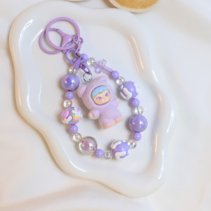 Accessoires pour sacs pour filles mignonnes, style automne-hiver, pendentif en résine en forme <span class=keywords><strong>de</strong></span> cœur, porte-clés « Grand cousin <span class=keywords><strong>de</strong></span> <span class=keywords><strong>Dora</strong></span> », style Xiaohongshu, peluche en plastique pour poupée - Product Image 3