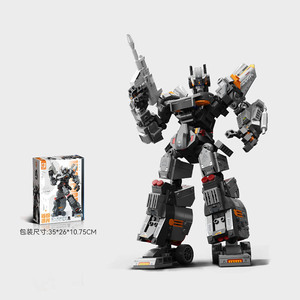 Blocs de construction originaux Sembo Robots Mecha 1800+ pièces, figurine micro-particules science-fiction avec articulations mobiles pour adolescents - Product Image 2