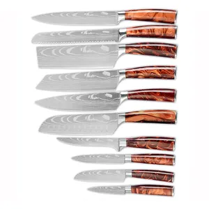 Super Sharp Stainless Steel Santoku Nakiri Boning Paring Kiritsuke Bread Chef Luxury Cuchillos Chef Knife Set Kitchen Knife