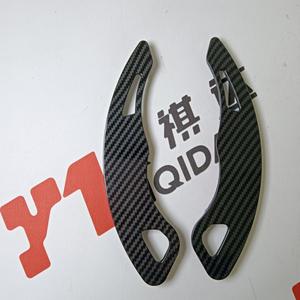 Cubierta de Extensión para Palanca de Cambios de Volante YIQIDA, Decoración de Fibra de Carbono, Negro Brillante para VW Golf 7/Lamando GTS/<span class=keywords><strong>POLO</strong></span> GTI - Product Image 6