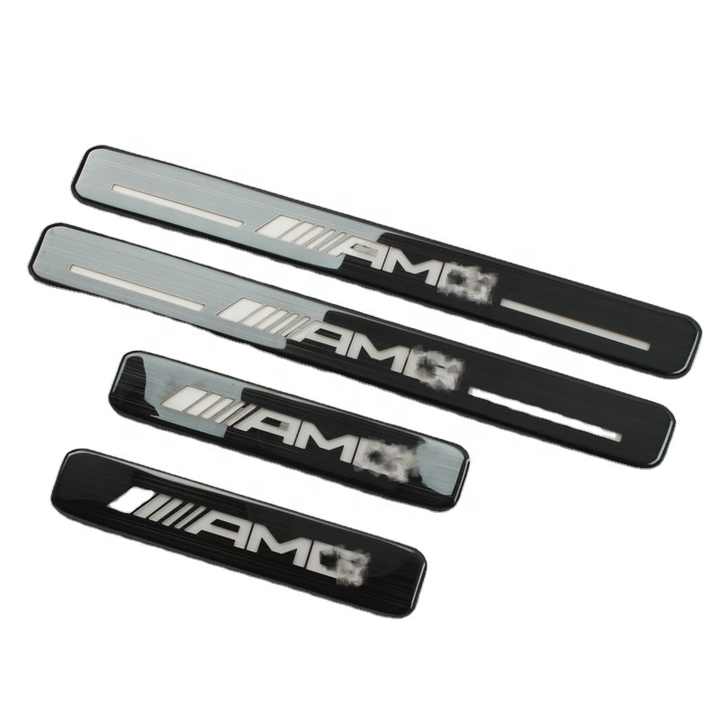 メルセデスGクラスW4632019-2022用ブラックステンレススチールLED 