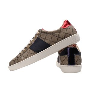 Scarpe da <span class=keywords><strong>donna</strong></span> da uomo basse di design Casual con tigre di alta qualità ricamata a strisce <span class=keywords><strong>verdi</strong></span> <span class=keywords><strong>bianche</strong></span> nere con scatola - Product Image 5