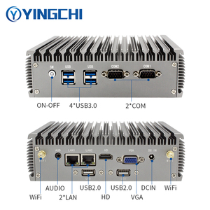 Mini PC de Escritorio sin Ventilador, Core I3 5005U/<span class=keywords><strong>I5</strong></span> 5200U, Win10/Linux, RS232, VGA+HD, Doble Ethernet Gigabit, Computadora Industrial - Product Image 4