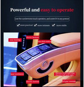 Promotion Fabricant : Siège Pivotant Électrique Multifonctionnel de Luxe pour Monospace avec Bureau et Accoudoir Confortable - Product Image 6