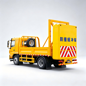 Camion de sécurité routière MASH TL-3 Standard avec coussin anti-choc, Dongfeng 4x2 100K, véhicule tampon anti-collision pour l'entretien routier - Product Image 1