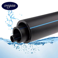 Pipa plastik HDPE 450mm 400mm, tabung HDPE 355mm 250mm 110mm PE100 pipa air HDPE dan harga pas PE untuk pipa HDPE pasokan air
