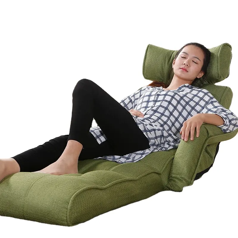 Кресло с откидывающейся спинкой, современный Одноместный складной тканевый диван-кровать, кресло с откидывающейся спинкой в гостиную
