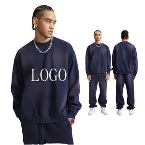 Produttore 220 t-shirt in tinta unita GSM con Logo personalizzato in cotone 100% Unisex a quattro aghi a doppio <span class=keywords><strong>filo</strong></span> t-shirt Oversize all'ingrosso - Product Image 3