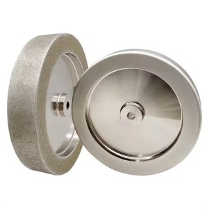 Muela abrasiva CBN galvanizada personalizada 9/39.5, rueda abrasiva, corte de diamante para cuchillas de patín, máquina afiladora de patines - Product Image 2