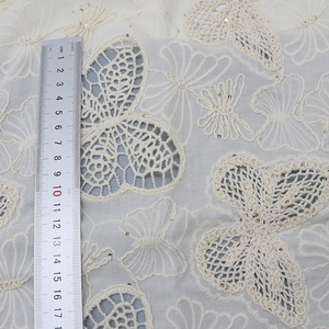 <strong>Wholesale</strong> Cotton Embroider <strong>Fabric</strong> for Dresses Scarves Home Decor Custom Designs Bulk Discount Global Shipping - Product Image 5
