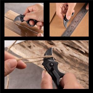 Eagle Claw Mini Outdoor Folding Knife Pocket Clip Stainless Steel Blade, Perfect Edc <b>Gear</b> & <b>Box</b> Cutter - Product Image 6