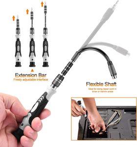 Kit d'outils de réparation magnétique de précision multi-têtes 115 pièces Premium pour l'électronique, les ordinateurs, les iPhones, les ordinateurs portables et les jeux - Product Image 5