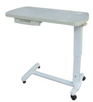 Table de salle à manger sur lit avec tiroir pour soins à domicile, ressort à gaz pour personnes âgées table médicale mobile sur lit