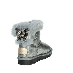 Botas de Invierno para Niña, de Caña Baja, Color Gris Metálico, Forradas con Piel Sintética - Product Image 3