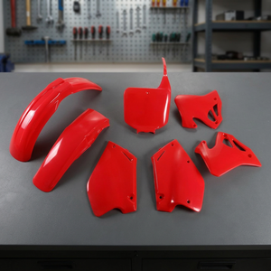 Per Honda CR 125 1995-1997 posteriore in acciaio al carbonio Kit ricambi moto elegante Motocross 067 spedizione aria a luci rosse inclusa - Product Image 2