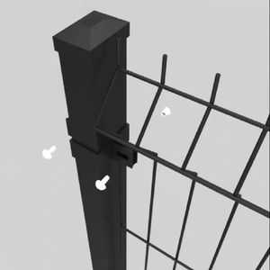 Clôture en fil métallique recouvert de poudre anti-UV, clôture de <span class=keywords><strong>sécurité</strong></span> périmétrique extérieure, clôture 3D - Product Image 4