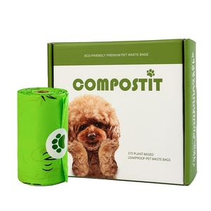100% Biodegradable <b>Compostable</b> Dog Poop Bags Custom Logo Modern <b>Small</b> Animals Pet Waste Bags - Product Image 1