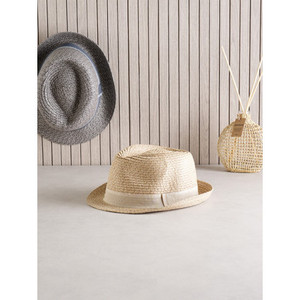 Two-Tone <b>Summer</b> Fedora <b>Hat</b> for <b>Men</b> Stylish and Breathable - Product Image 1