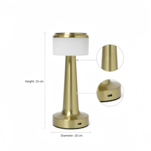 Lampe de table LED <span class=keywords><strong>rechargeable</strong></span> moderne Abat-jour en tissu Bras flexible Contrôle tactile Écologique Design simple pour chambre à coucher Utilisation en hôtel - Product Image 2