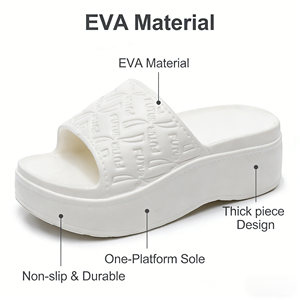 Sandales de plage d'été <span class=keywords><strong>pour</strong></span> femmes, très tendance, avec semelles épaisses en EVA, douces et confortables - Product Image 4