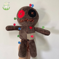 Nouvelle broderie tricoté Halloween robe poupée mignon fantôme horreur vaudou poupées en peluche broderie couture couture effrayant peluche jouet