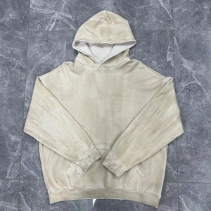 Sudadera con Capucha de Alta Calidad para Hombre, Estilo Vintage, Sin Cordones, con Bolsillo, Lavado Ácido, Personalizada - Product Image 2