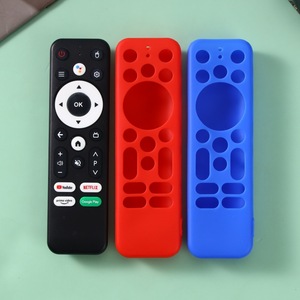 Silicone bìa cho Android TV Box G7 Pro điều khiển từ xa chống trượt Chống sốc với lưới thiết kế dải đàn hồi Protector - Product Image 1