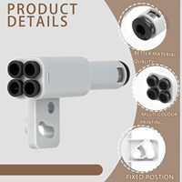 Adaptateur PTFE 4-en-1 pour imprimantes 3D Bambu Lab X1/P1/X1C/X1E/P1S/P1P – Accessoire d'extension de filament AMS Connect 4 Feeding